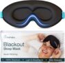 MyHalos® 100% Blackout Sleep Masks for Women & Men Black
