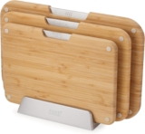 Joseph Joseph Nest Boards 3-Piece Bamboo Wood Chopping Board Set