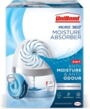 UniBond AERO 360° Moisture Absorber, 1 Device incl. 1 Refill Tab 450g