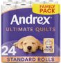 Andrex Ultimate Quilts Toilet Tissue 24 Standard Toilet Rolls