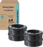 Tommee Tippee Twist and Click Advanced Nappy Bin Original Refill Cassettes Pack of 4