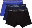 Calvin Klein Men’s 3 Pack Stretch Boxer Briefs Multicolour (1 Black / 1 Cobalt Water / 1 Blue S)
