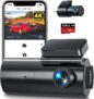 GKU 4K Dash Cam Front and Rear, 5GHz WiFi Dashcam with 64GB SD Card