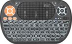Rii Mini Keyboard with IR Remote Controller,2.4GHz Wireless Keyboard