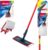 Vileda 1-2 Spray Mop, Microfibre Flat Floor Spray Mop with Extra Head Replacement