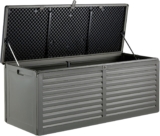 VonHaus Garden Storage Box 390L – Outdoor Utility Chest Organiser