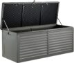 VonHaus Garden Storage Box 390L – Outdoor Utility Chest Organiser