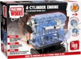 Machine Works – Build Your Own 4-Cylinder Petrol Car Engine Replica Model Building Kit