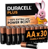 DURACELL Plus AA Batteries (30 Pack)