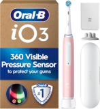Oral-B iO3 Ultimate Clean Electric Toothbrush, Blush Pink