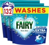 Fairy Non Bio Platinum Washing Pods Extra Stain Removal (44ctx3) 132ct