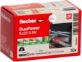fischer DuoPower 5 x 25 S PH, powerful universal plug with panhead screw