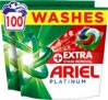 Ariel Platinum PODS®, Washing Liquid Laundry Detergent Capsules 100 Washes