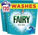 Fairy Non Bio All-in-1 PODS Laundry Detergent Washing Liquid Tablets/Capsules, 120 Washes (60×2)