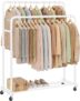 SONGMICS Clothes Rack, Garment Rack on Wheels