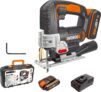 WORX Cordless Jigsaw, Black, WX543 18V Jigsaw