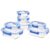 Amazon Basics Glass Locking Lid Food Storage, 14 Count Set