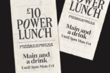 Enjoy Our £10 Power Lunch*