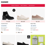 Massive clearance selection at Clarks Outlet with up to 75% off!